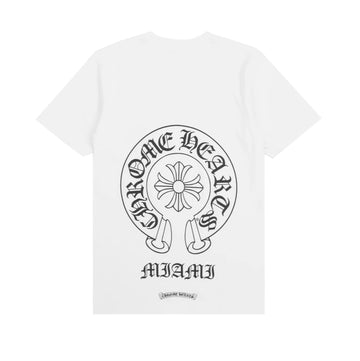 Chrome Hearts Miami Horseshoe Tee "White"
