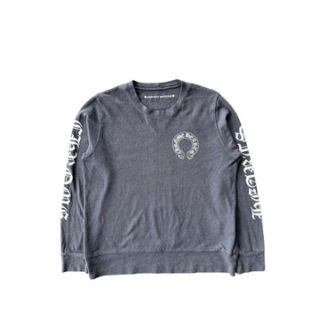 Chrome Hertas Horseshoe Logo Sweater "Grey" - Lightly Worn