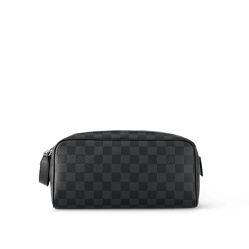 Louis Vuitton Dopp Kit Toilet Pouch "Graphite" - Lightly Worn