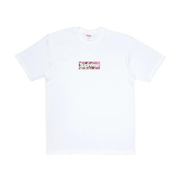 Supreme Takashi Murakami COVID-19 Relief Box Logo Tee White