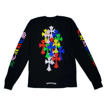 Chrome Hearts Multi Color Cross Cemetery L/S T-shirt Black