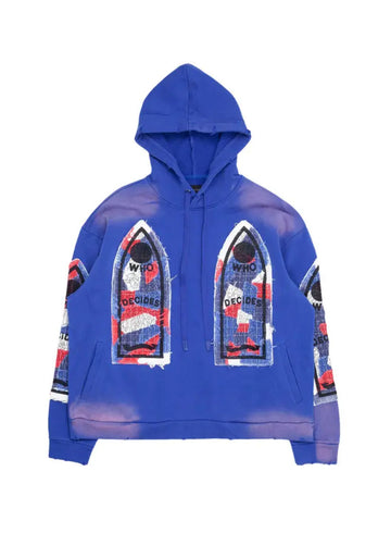 Who Decides War Glory Hoodie Blue
