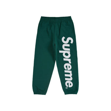 Supreme Satin Applique Sweatpant FW24 Dark Green