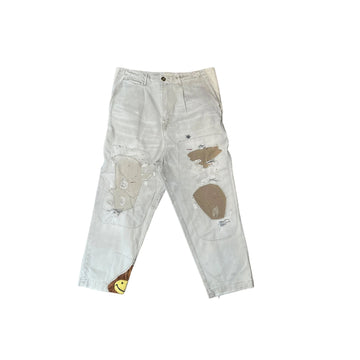 Kapital Patchwork Distressed Carpenter "Tan" (Pre-Owned)