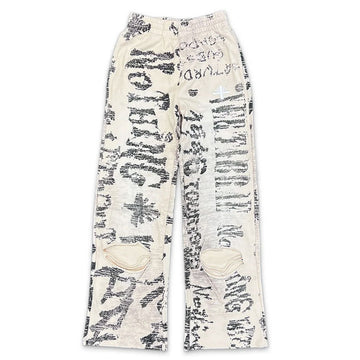 Vertabrae Grafitti Sweats "Ivory"