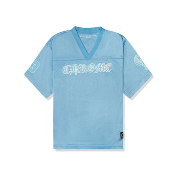 Chrome Hearts Stadium Mesh Short Sleeve Jersey Blue - Lightly Worn