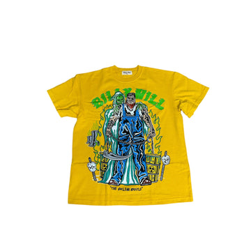 Warren Lotas x Billy Hill The Nuclear Apostle Tee "Yellow"