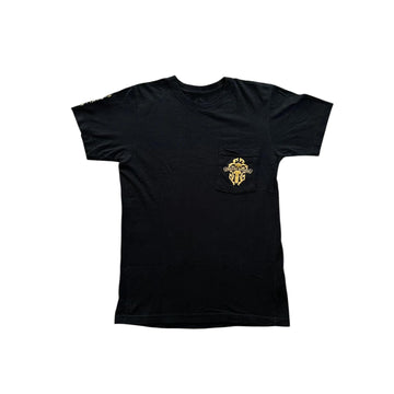 Chrome Hearts Dagger Pocket Tee 'Black/Yellow' - Lightly Worn