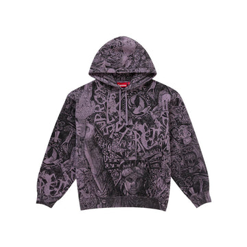 Supreme Liberty Hooded Sweatshirt Dusty Purple
