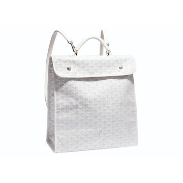 Goyard Saint Léger Backpack White - Lightly Worn