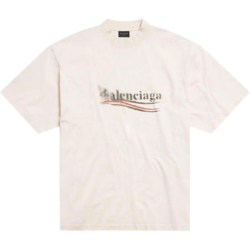 Balenciaga Stencil Campaign Tee "White"