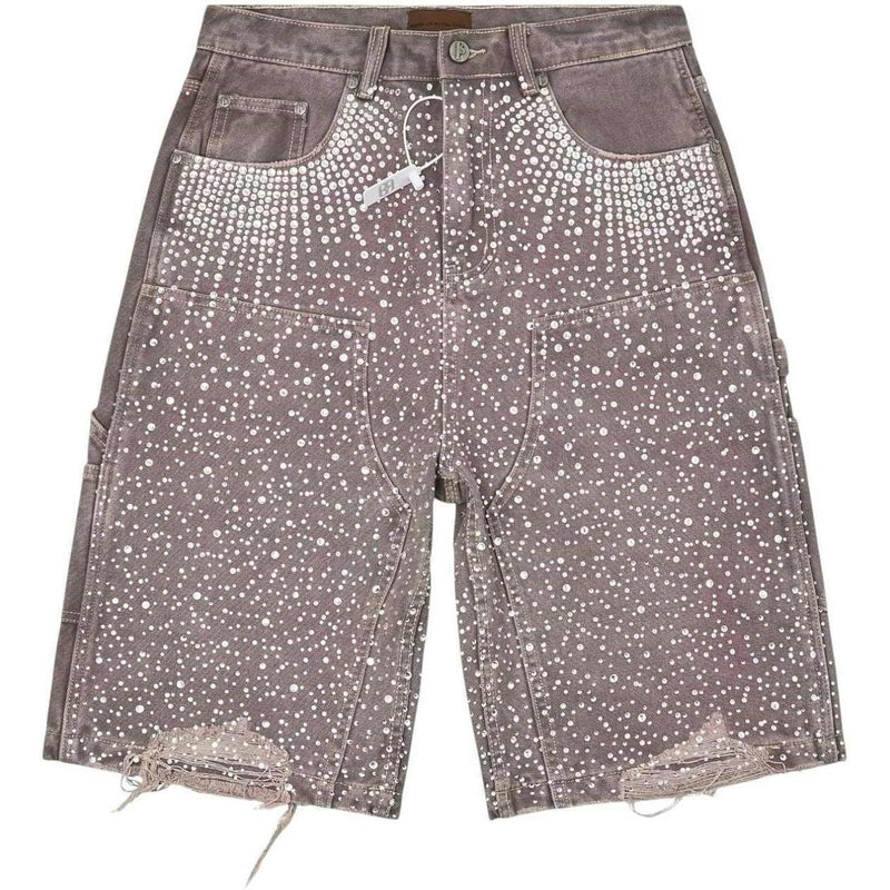 Birth of Royal Child Diamond Jorts "Brown"