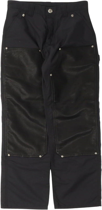 Chrome Hearts Double Knee Nylon Carpenter Pants "Black"