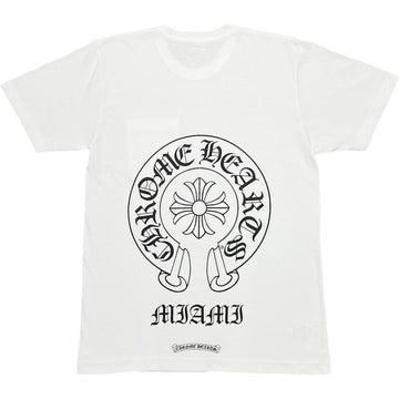 Chrome Hearts Horseshoe Miami Tee "White"