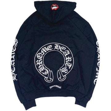 Chrome Hearts Matty Boy Chomper Horseshoe Hoodie Black
