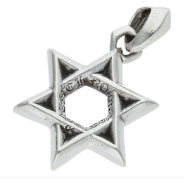 Chrome Hearts Silver Star of David Pendant - Like New