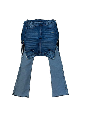 Ivel Nadroj Double Zipped Jeans "Dark Wash"