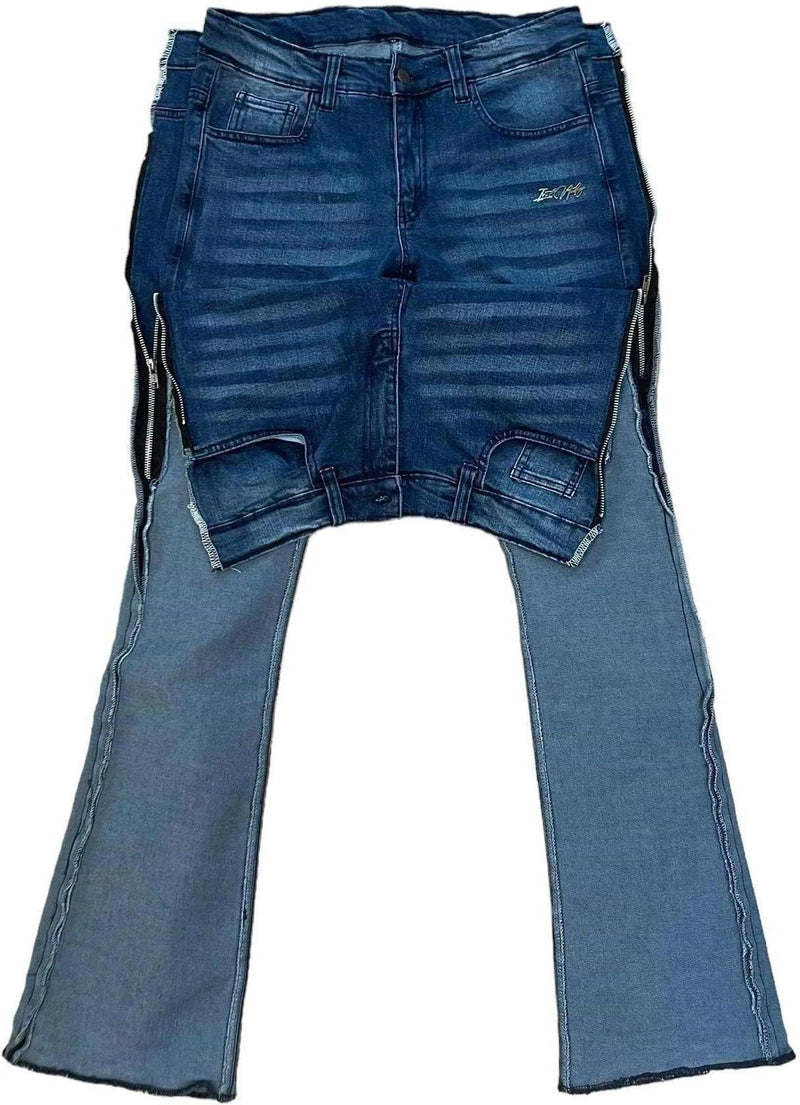 Ivel Nadroj Double Zipped Jeans "Dark Wash"