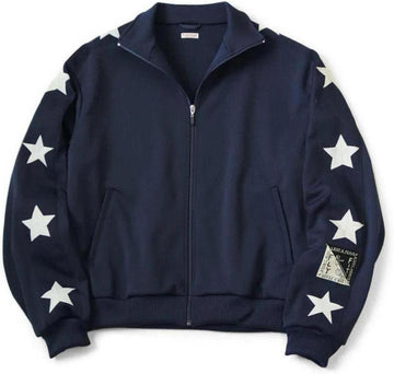 Kapital Smooth Jersey Stuntman Track Jacket "Navy"