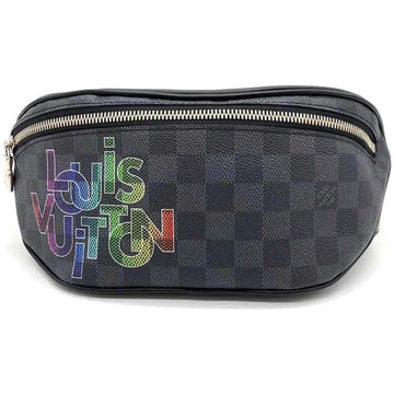Louis Vuitton Damier Graffiti Canvas Bum Bag "Grey" - Lightly Worn