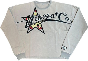 Mihora Acid Wash Longsleeve Tee "Grey"