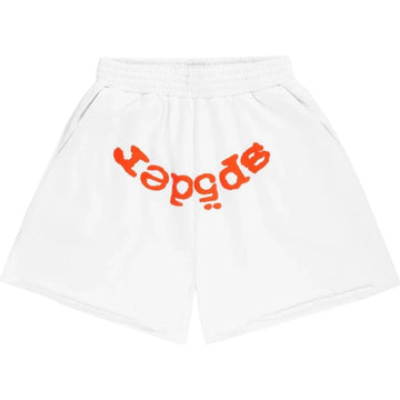Sp5der OG Web V2 Sweatshort White