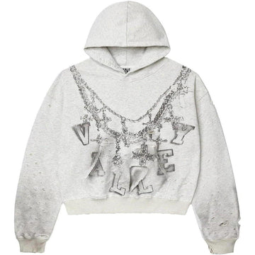 Vale Big Chain Hoodie Heather Gray