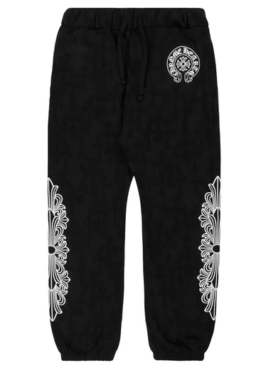 Chrome Hearts Cemetary Cross Sweatpants "Black" - Lightly Worn