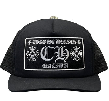 Chrome Hearts CH Malibu Store Exclusive Trucker Hat Black