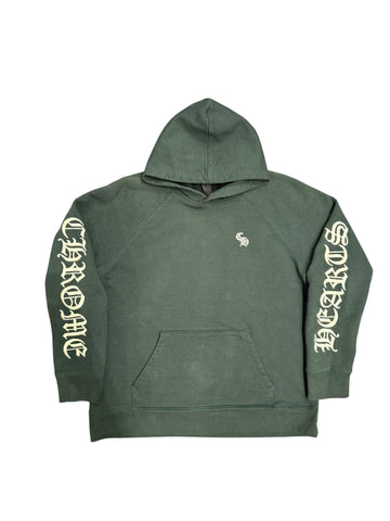 Chrome Hearts Green Embroidered Hoodie - Lightly Worn