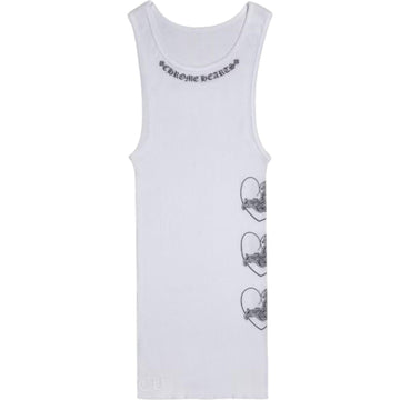 Chrome Hearts Love You Rib Tank White/Black