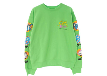 Chrome Hearts Matty Boy Sex Records Crewneck Sweatshirt Citrus - Like New