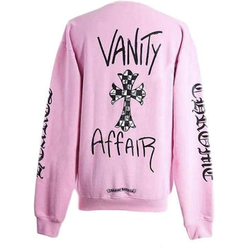 Chrome Hearts Matty Boy Vanity Affair Crewneck Sweatshirt Pink - Lightly Worn