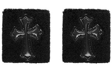 Chrome Hearts Patch Wrist Straps Black