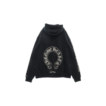 Chrome Hearts Silver Glitter Hoodie Black