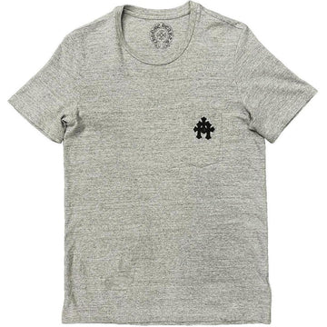 Chrome Hearts Tee Grey Triple Cross Patch