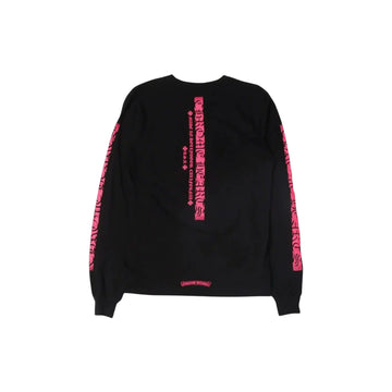 Chrome Hearts USA Tee Longsleeve (Black/Pink)