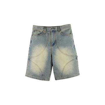 Common Studios Star Washed Denim Shorts "Old Gold"