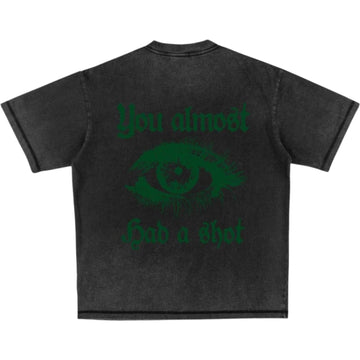 Compliments 'Almost Had A Shot' Black Vintage Tee