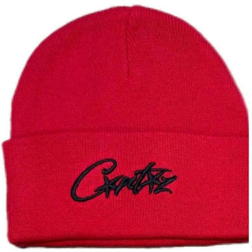 Corteiz Beanie "Red/Black"
