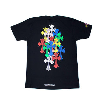 Chrome Hearts Multi Color Cross Cemetery T-shirt Black