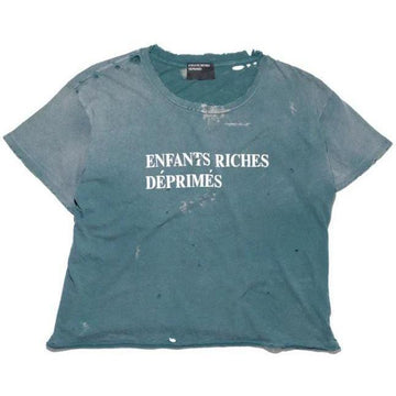 ERD Classic Logo T Shirt "Green" - Lightly Worn