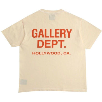 Gallery Dept. Souvenir T-Shirt Cream/Orange - Lightly Worn