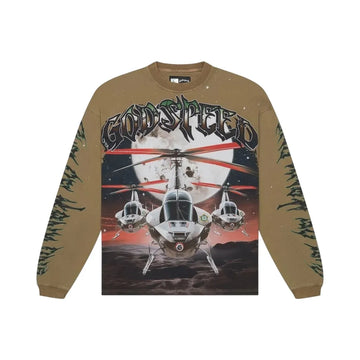 Godspeed Airstrike Longsleeve Tee "Green"
