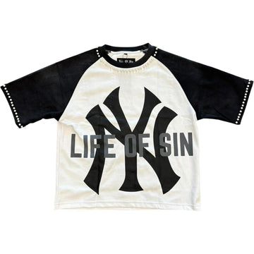 Life of Sin Pearl Dugout Tee "Black"