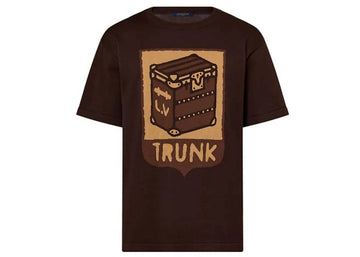 Louis Vuitton Short-Sleeved Cotton Intarsia Crewneck Sienna - Lightly Worn