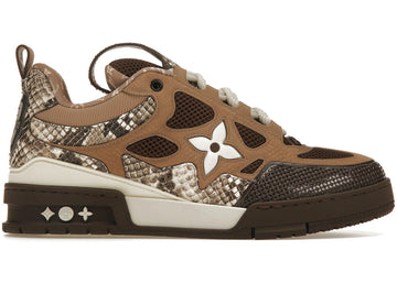 Louis Vuitton Skate Sneaker Brown Snakeskin - Lightly Worn