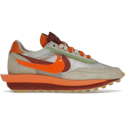 Nike LD Waffle sacai CLOT Kiss of Death Net Orange Blaze
