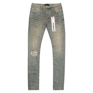 Purple Dirty Wash Jeans