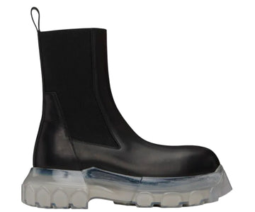 Rick Owens Clear Sole Tractor Boots - Lightly Worn
